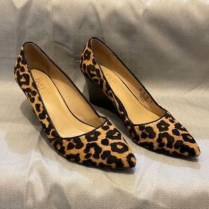 Frankie by Franco Sarto Wedges - Leopard
